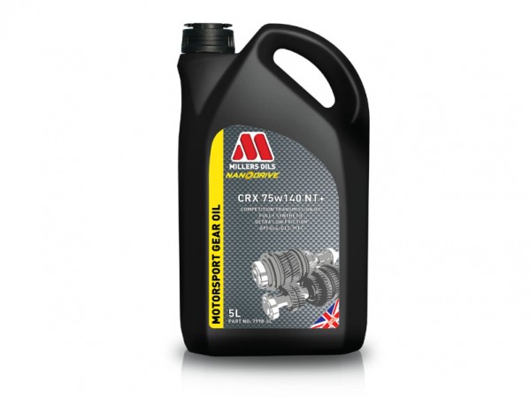 MILLERS CRX 75w140 NT GEAR OIL - 5 LITRES